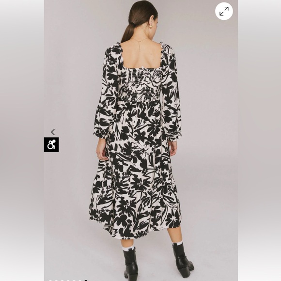 Bohme Soren Midi Dress in Black S - Picture 7 of 16